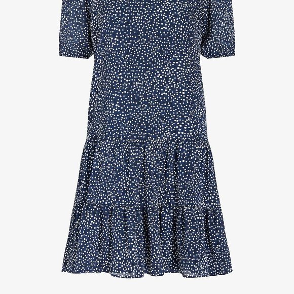 Express Tiered Trapeze Polka Dot Dress XL - 2XL - Picture 5 of 5